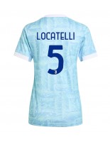 Juventus Manuel Locatelli #5 Vieraspaita Naisten 2025-26 Lyhythihainen